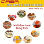 High Power Blender & Grinder QBL-8008 pro - Image 3